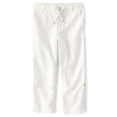 thumbnail image 2 of Pantalones Gymboree de lino con cordón Simply White para niños pequeños de 5 años, 2 of 5
