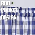 thumbnail image 2 of GymChoice Cafe Curtains,Buffalo Plaid Gingham Check Short Tier Curtains for Kitchen Bathroom Window Curtain for Bathroom or Kitchen Curtains, 2 of 7
