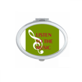 thumbnail image 1 of Enjoy Like Music High Notes Mirror Portable Fold Hand Makeup Double Side Glasses, 1 of 3