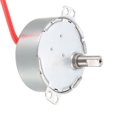 thumbnail image 4 of Uxcell Synchronous Motor 12 VAC 30-36RMP 50-60Hz 4W Double Flat Shaft CW/CCW, 4 of 5