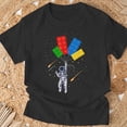 Space Astronaut Master Builder Building Blocks Bricks TShirt - Walmart.com