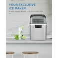 Northair Countertop Ice Maker 1 Gallon SelfCleaning Square Ice 45lbs
