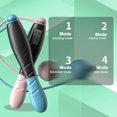 thumbnail image 4 of Jumping Rope Counting Digital Display 4 Modes Calorie Fitness Skipping Rope Adjustable Long Rope Type, 4 of 8