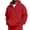 Red, variant on Men's Hooded Sweatshirts Long Sleeve Winter Hoodies Pullover Sweatshirts with Pockets