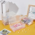 thumbnail image 5 of 4Pcs Rectangle Plastic Container Box 6.3x3.5x2.4Inch Small Clear Storage Organizer with Lids for Beads Jewelry Small Craft Accessories Office Supplies DIY Clear, 5 of 6