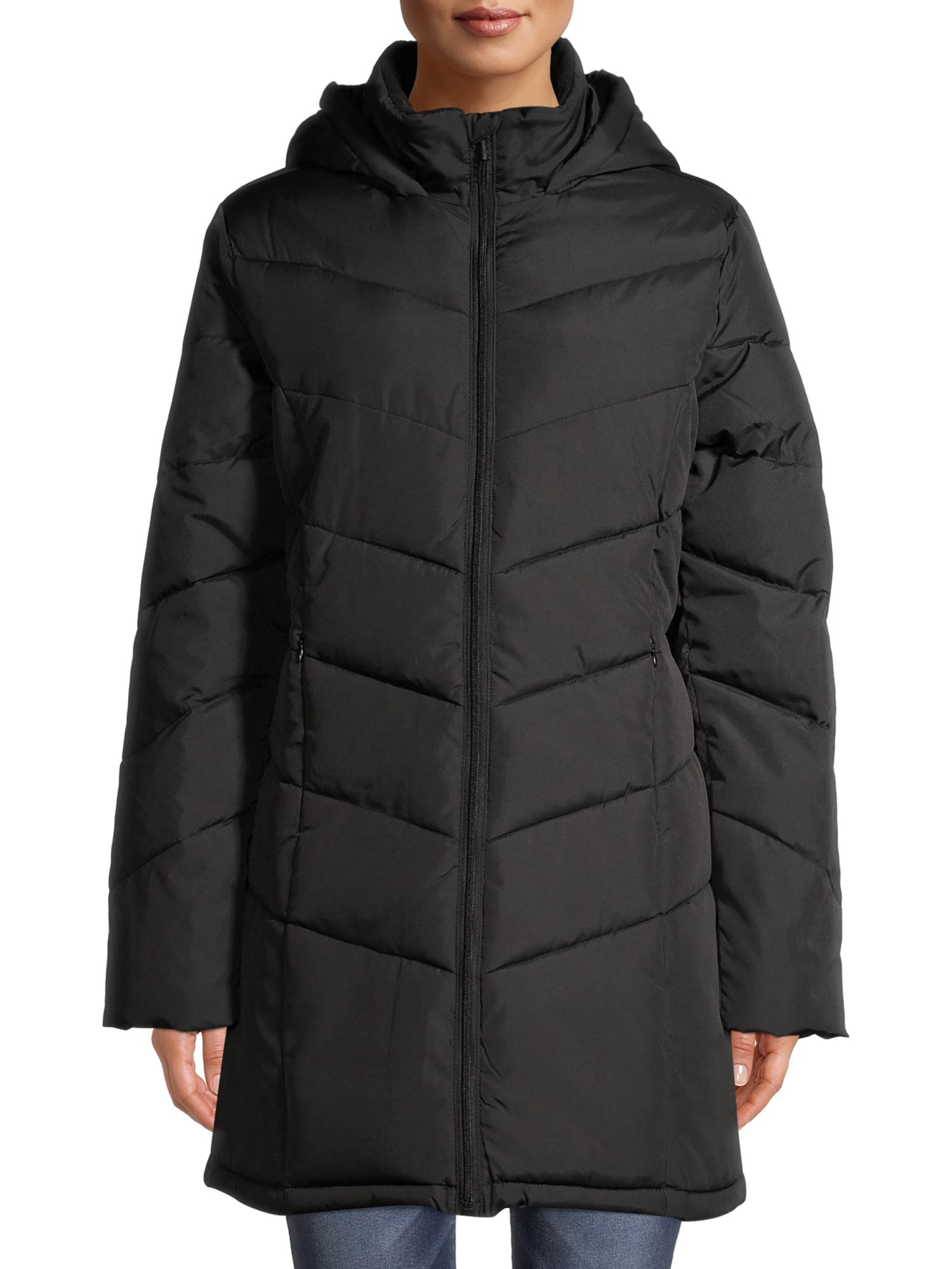 Big Chill Women’s Chevron Quilted Puffer Coats  $31.99 at Walmart