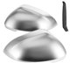 thumbnail image 1 of 2pcs Rearview Wing Mirror Cover Left and Right Matte Chrome with Small Rocker Fit for B8 2009-2017, 1 of 8