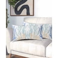 thumbnail image 2 of Coral Blue Green Beige Pillow Covers King Size, Summer Coastal Ocean Plant Soft Bed Throw Pillowcases Breathable Cooling Long Lumbar Body Pillow Sham Cover for Bed Sofa 20''x40'', 2 of 7