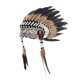 thumbnail image 1 of Tocado de plumas artificiales, decoración, accesorios de disfraz, accesorios de fotos para hombres y mujeres Negro, 1 of 9