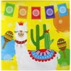 Iconikal Disposable Dinner Paper Party Napkins, Fiesta Llama, 75-Count