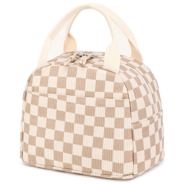 Bolsa de almuerzo Bluboon, aislante de pana, reutilizable, de gran capacidad