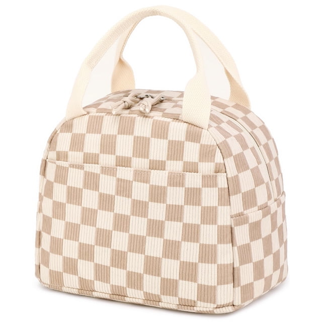 Bolsa de almuerzo Bluboon, aislante de pana, reutilizable, de gran capacidad