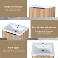 thumbnail image 5 of 24-inch Freestanding - Soft Closing Doors - Bathroom - Ample Storage for Essentials, 5 of 7