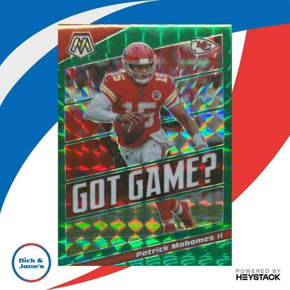 2020 Panini Mosaic Patrick Mahomes II Got Game? Prizm Green #GG16 Chiefs