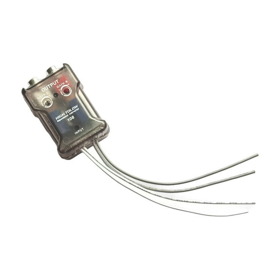 Plugs and Play Auto Sound Interfaces Module Car Stereo Hight to Low Converter 2-Channel Sound Speak Wire to Line