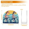 thumbnail image 3 of Zebras Bikes Clouds Napkin Holder for Table Clear Napkin Stand Paper Holder Acrylic Organizer Dispenser Napkins for Dinner Kitchen Restaurant Room, 3 of 8