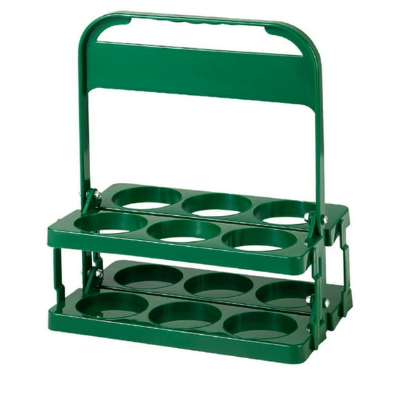 HOT Portable Beer Carrier- 6 Pack Drink Holder,Reusable Plastic Wine & Rack, Ideal for Picnics and Parties A