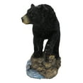 thumbnail image 4 of Rustic Wildlife Forest Black Bear Fishing By Rocky River Bank Figurine Decor, 4 of 9