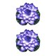 thumbnail image 3 of Loto artificial decorativo realista Cateissary color Azul 2Conjunto, 3 of 6