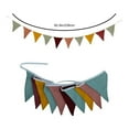 thumbnail image 6 of Pennant Banner Bunting Flags Nursery Garland Fabric Banner Triangle Pennant Streamers for Boho Shower Wedding Party Decor, 6 of 8