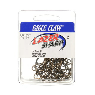 Eagle Claw Lazer Sharp Zip-Lip Kahle Fishing Hooks, Size 4 - Shop