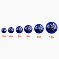 thumbnail image 4 of 10" Stainless Steel Gazing Balls：Big Shiny Mirror Ornament, Decorative Orbs for Yard, Pool, Lawn and Pond,Christmas Floating Ornaments, Lawn Decorations, Unbreakable Polishing Ball (Blue, 8in), 4 of 11