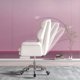 thumbnail image 4 of Computer Chair Luxury Wingback Waterproof and Antifouling Adjustable Rotation Chair Room Office Comfortable Sedentary Furniture My Lux Decor Round, 4 of 17
