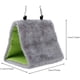 thumbnail image 4 of Nido de pájaros para loros, hamaca cálida de invierno, jaula colgante para cueva, casa de felpa, cabaña Triangular suave, hamaca, cueva colgante, cabaña duradera para acurrucarse, cama de, 4 of 5
