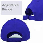 Glory Max Plain Solid Baseball Cap Sun Visor Adjustable Ball Hat Roy Blue