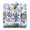 White-594, variant on Garden Bloom Meditation Pillow 22x22 Inch Floor Cushion, Watercolor Wildflowers, Supportive for Hip Relief