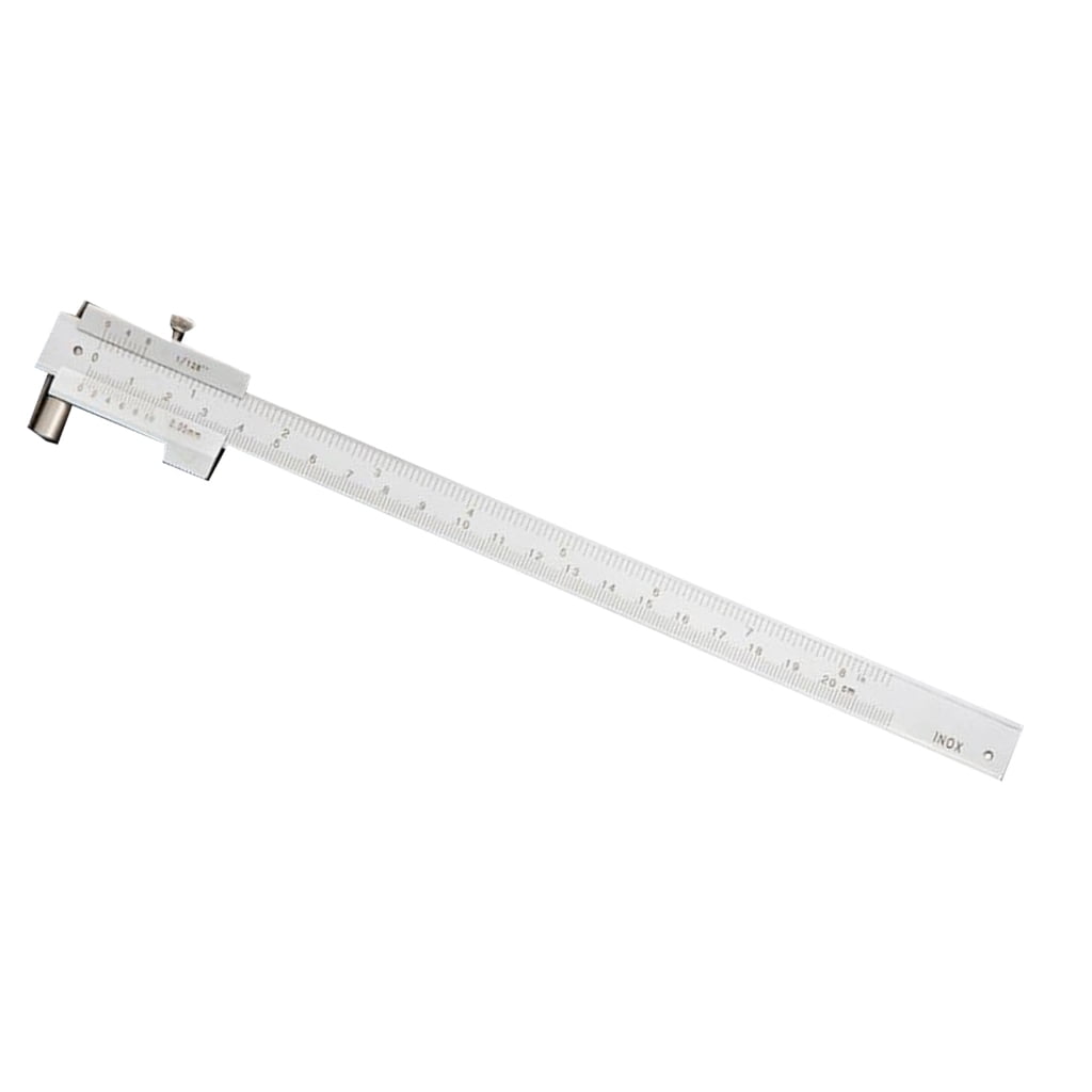 Metal Verniers Calipers 200mm Stainless Steel Scribers Precisions Measuring for Scribing on Wood Iron and Steel