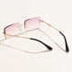 thumbnail image 1 of de Sol Sin Montura, Lentes Tintadas, Sin Marco, Lente Rosa Patas Doradas Hugo gafas de sol sin montura, 1 of 10