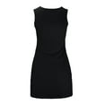 thumbnail image 4 of Vestido corto sin tirantes ajustado de estilo europeo para mujer: diseño elegante sin tirantes, corte favorecedor, versátil., 4 of 5