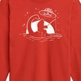 thumbnail image 3 of Instant Message - Sasquatch Nessy UFO - Toddler & Youth Long Sleeve Graphic T-Shirt, 3 of 6