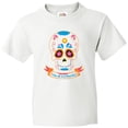 thumbnail image 3 of Inktastic Day of the Dead Skull Youth T-Shirt, 3 of 5