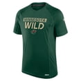 thumbnail image 2 of Men's Fanatics Green Minnesota Wild Authentic Pro Rink Tech T-Shirt, 2 of 3