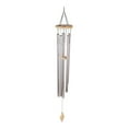 thumbnail image 3 of Zingz & Thingz Grand Vista Aluminum Outdoor Wind Chime - 57" - Silver and Brown, 3 of 6