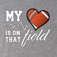 thumbnail image 2 of Wild Bobby, My Heart Is On That Football Field, Sports, Men Premium Tri Blend Tee, Premium Heather, Medium, 2 of 4