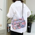 thumbnail image 5 of KXF Crossboby Bag for Women - Waterproof Nylon Multi-Pocket Purse Floral Shoulder Bag Zipper Handbag Messenger Bag, 5 of 7