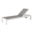 thumbnail image 1 of Pangea Home Chaise Longue Réglable en Hauteur en Aluminium en Blanc/gris, 1 of 10