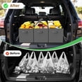 thumbnail image 6 of Grocery Bags 8 Pack - Collapsible Tote Shopping Bags with Sturdy Handles & Bottom to Stands Upright, Grey, 6 of 6