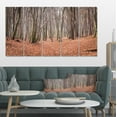 thumbnail image 1 of Feuilles dans la Forêt Épaisse d'Automne - Impression sur Toile Forêt, 1 of 4