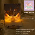 thumbnail image 3 of Kmbangi Birthday Card, 3D Funny Cute Cartoon Bear Light Musical Birthday Cards Greeting Card Gift, 3 of 4