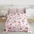 thumbnail image 3 of Manfei Kids Funny Ghost Queen Comforter Set, Kawaii Christmas Tree Gift Bedding Sets, Magic Festival Reversible Bedding Comforter Set, Lightweight Room Decor, 3 Pieces, 3 of 9