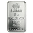 thumbnail image 4 of 5 gram Silver Bar - (Rosa, In Assay), 4 of 5
