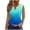 Sky Blue, variant on gbyLJF Turtle Neck Tank Tops for Women Womens Rayon Tops Plaid Tank Tops for Women Fashion Tanks for Women