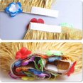 thumbnail image 2 of Hawaiian Party Decorations Set With Grass Table Skirt Hawaiian Leis Palm Leaves Hibiscus Flowers Paper Pineapples, 2 of 4