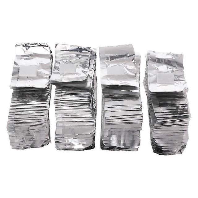 200 unidades de láminas de aluminio para decoración de uñas, removedor de esmalte de gel acrílico
