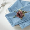 thumbnail image 6 of Cterwk 6 Pcs Handmade Cloth Napkins Square Rustic Napkins Cotton Napkin for Dinner, Wedding, Parties, 12.6"x12.6", 6 of 6