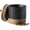 Black, variant on Large Jar with Lid, Ceramic Coffee Container Kitchen Food Storage Jars with Airtight Lids for Spice Cookie Ground Coffee, Decorative Jars for Coffee Countertop, Bar Accessories- White 64 fl.oz